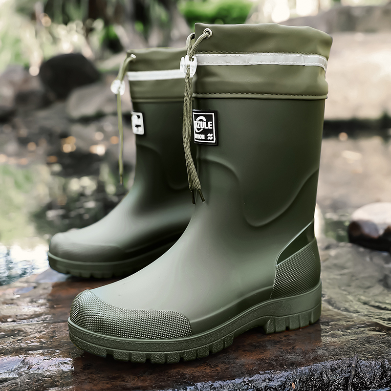 Sepatu Bot Hujan Pria Setinggi - Fishing Boots ulasan dan harga