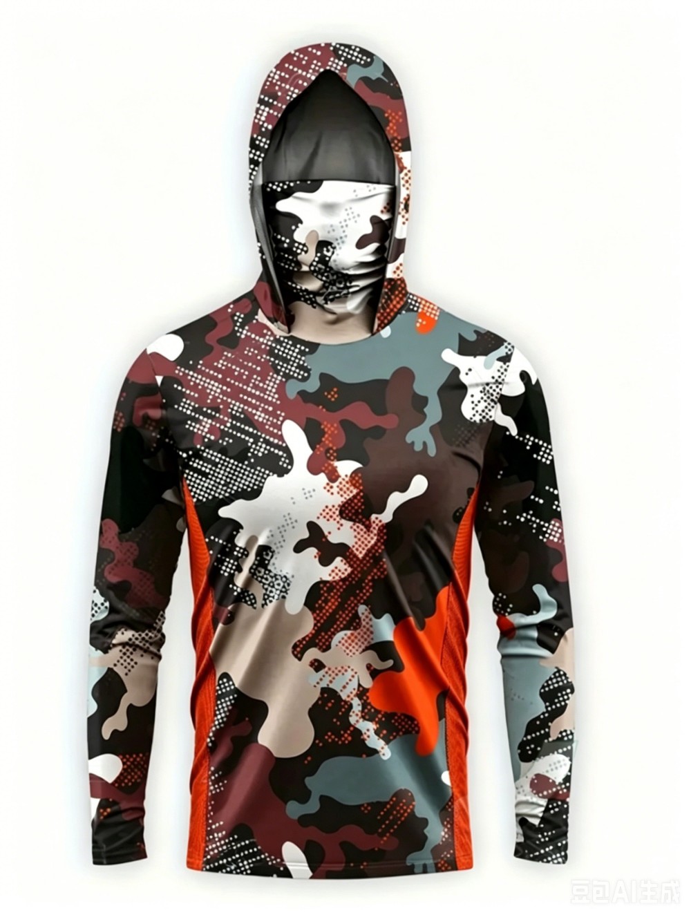 Hoodie Pancing Pria Lengan Pan - Fishing Hoodie ulasan dan harga