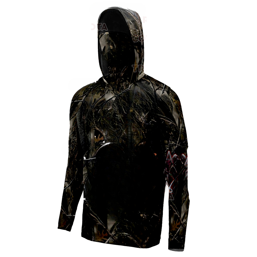 Baju Memancing Kamuflase Kaos  - Fishing Shirt Uv Protection ulasan dan harga